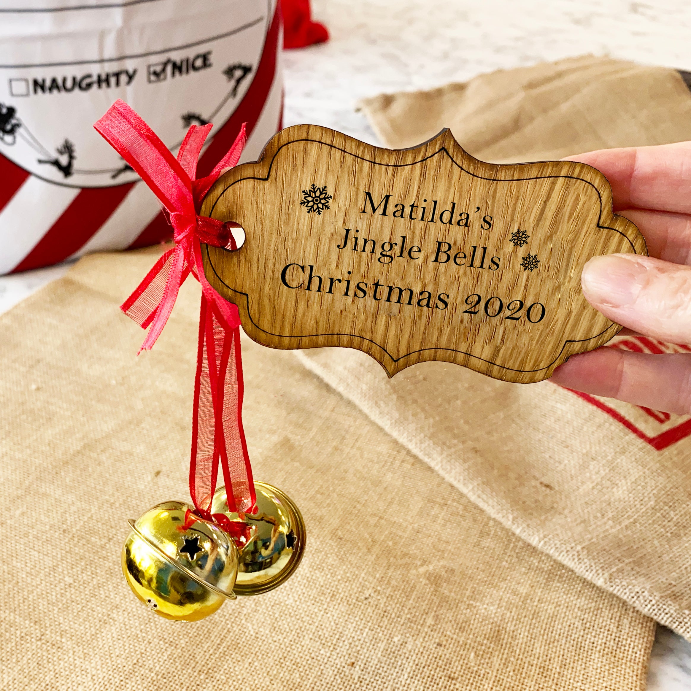 Personalised Jingle Bells Christmas Eve PerfectPersonalisedGifts