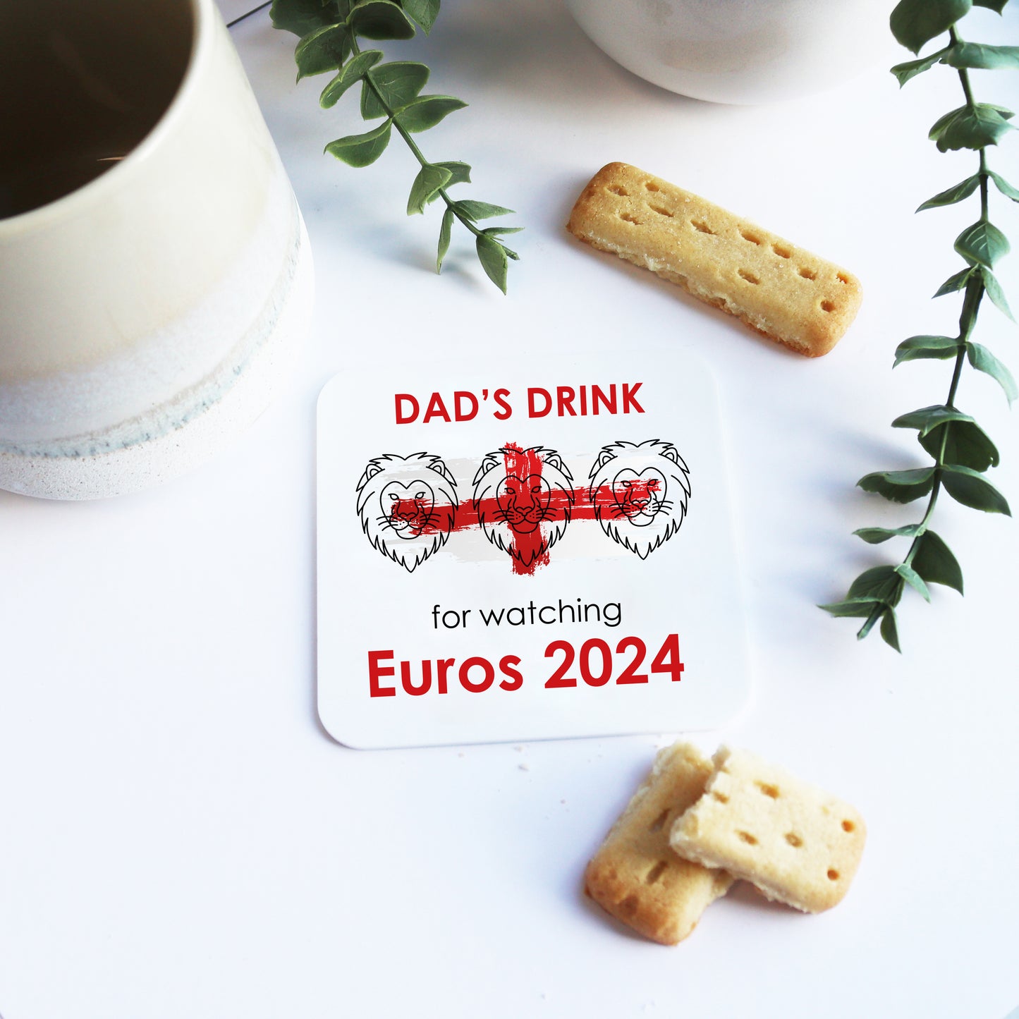 Euros 2024 Drink Ceramic Coaster