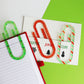 Christmas Acrylic Jumbo Paperclip Set