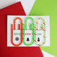 Christmas Acrylic Jumbo Paperclip Set