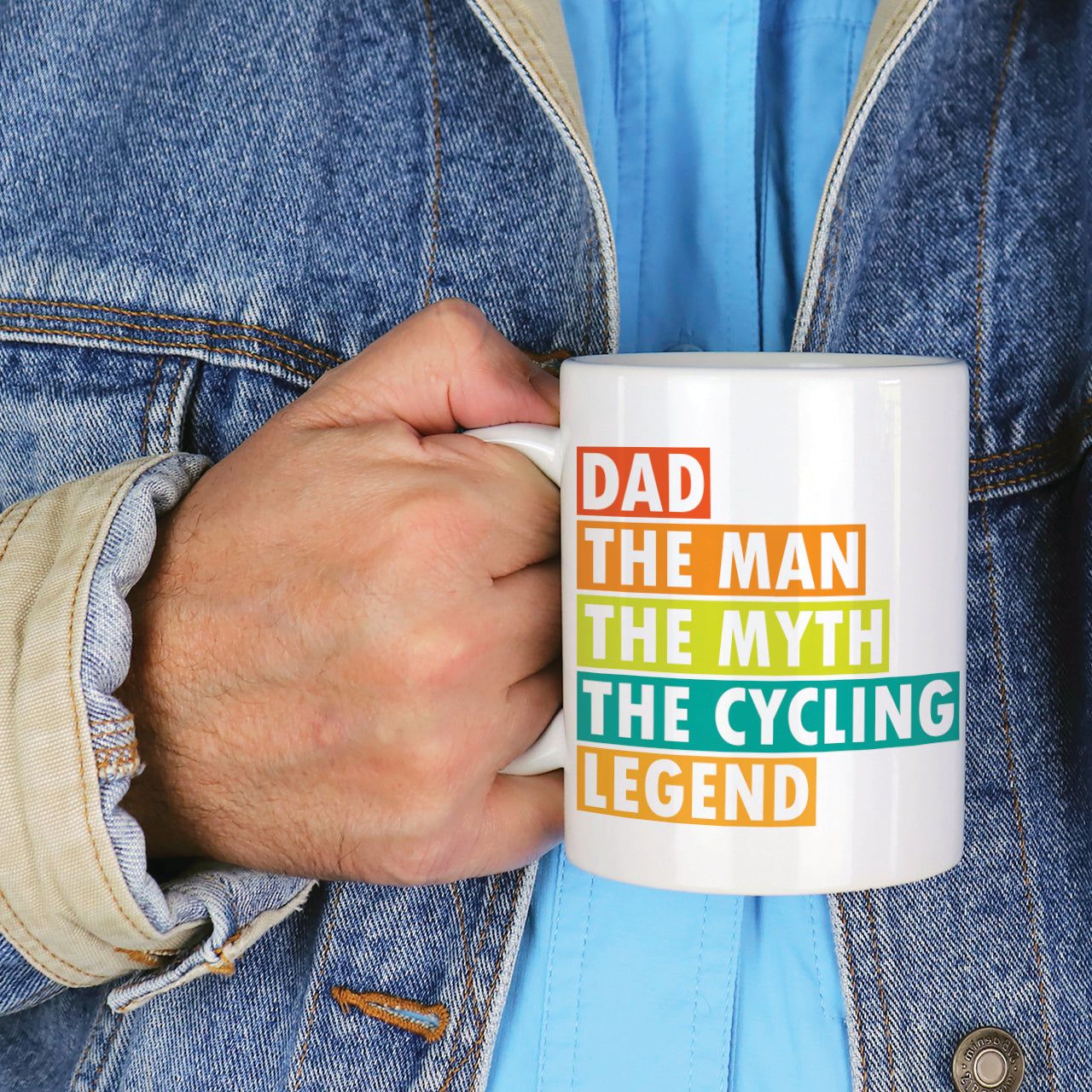 Cycling Dad Father's Day Mug