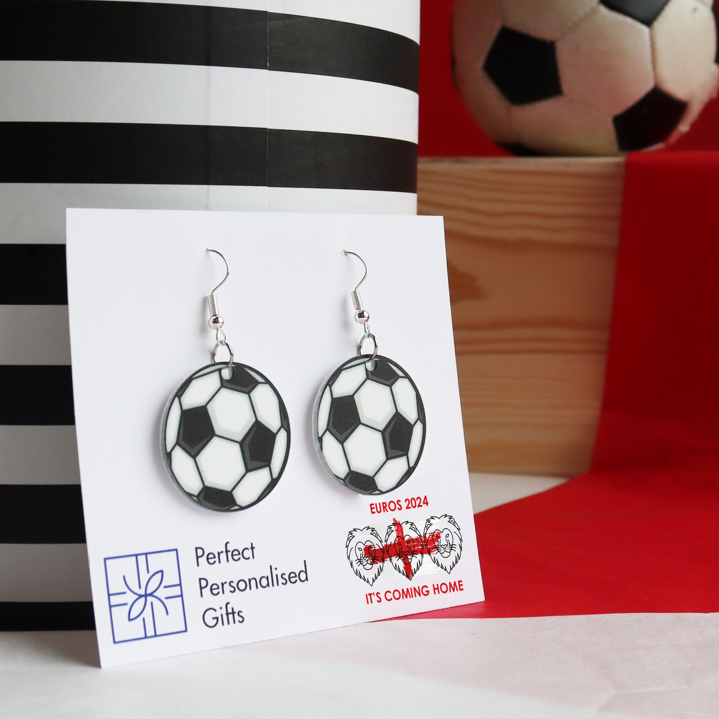 Euros 2024 Football Earrings