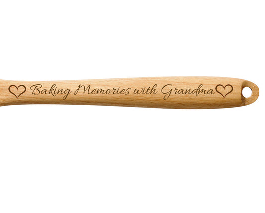 Baking memories wooden spoon gift