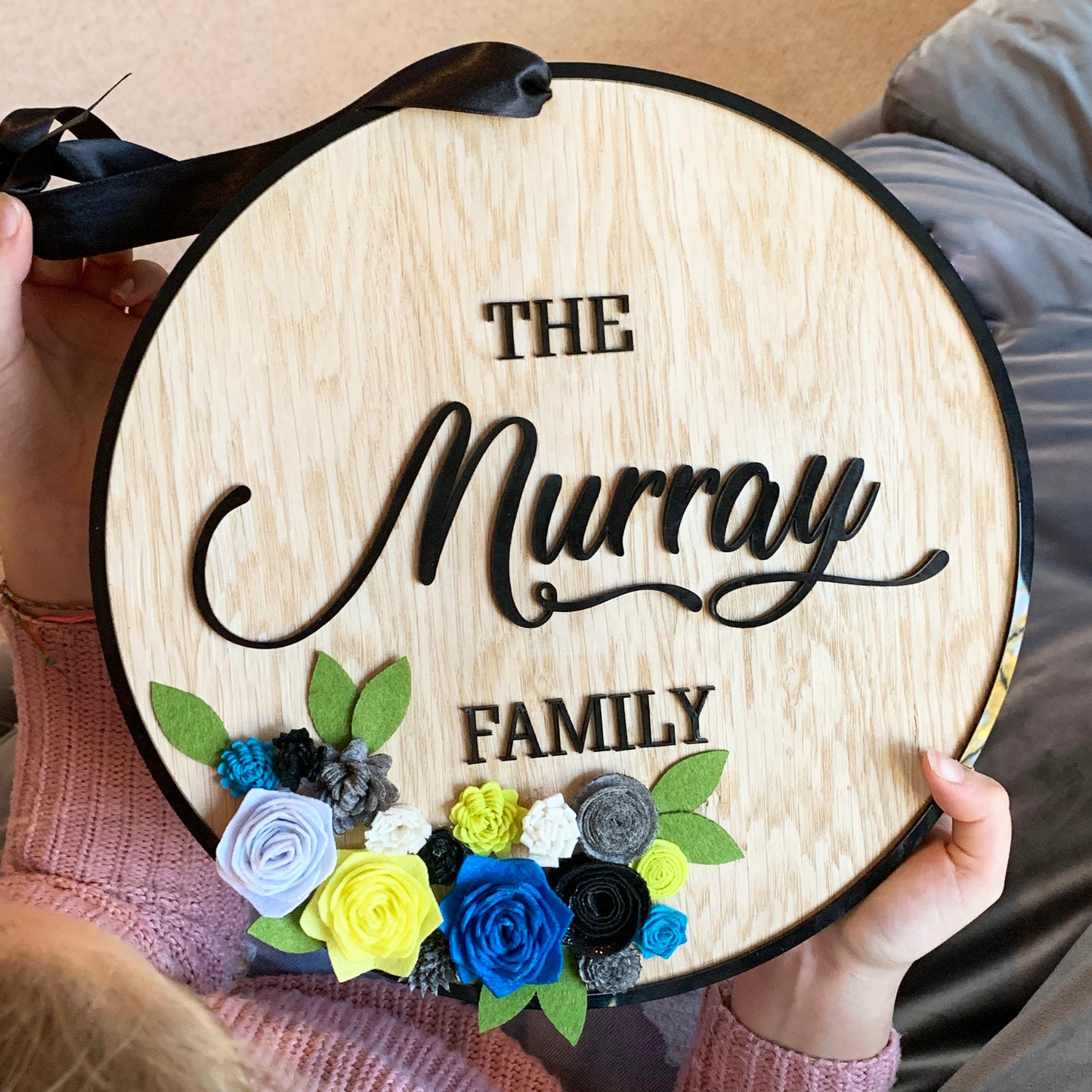 Personalised Wooden Family Sign