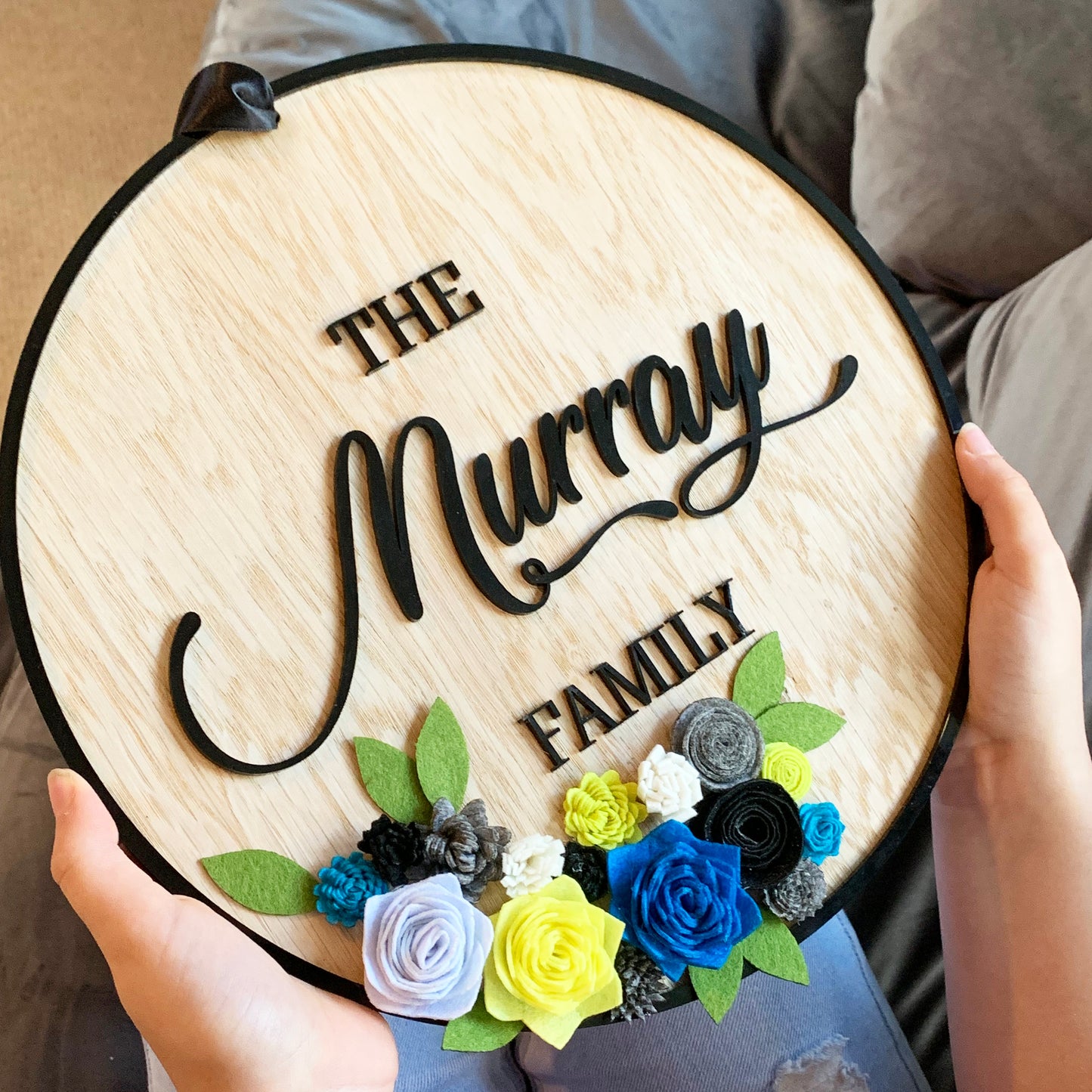 Personalised Wooden Family Sign