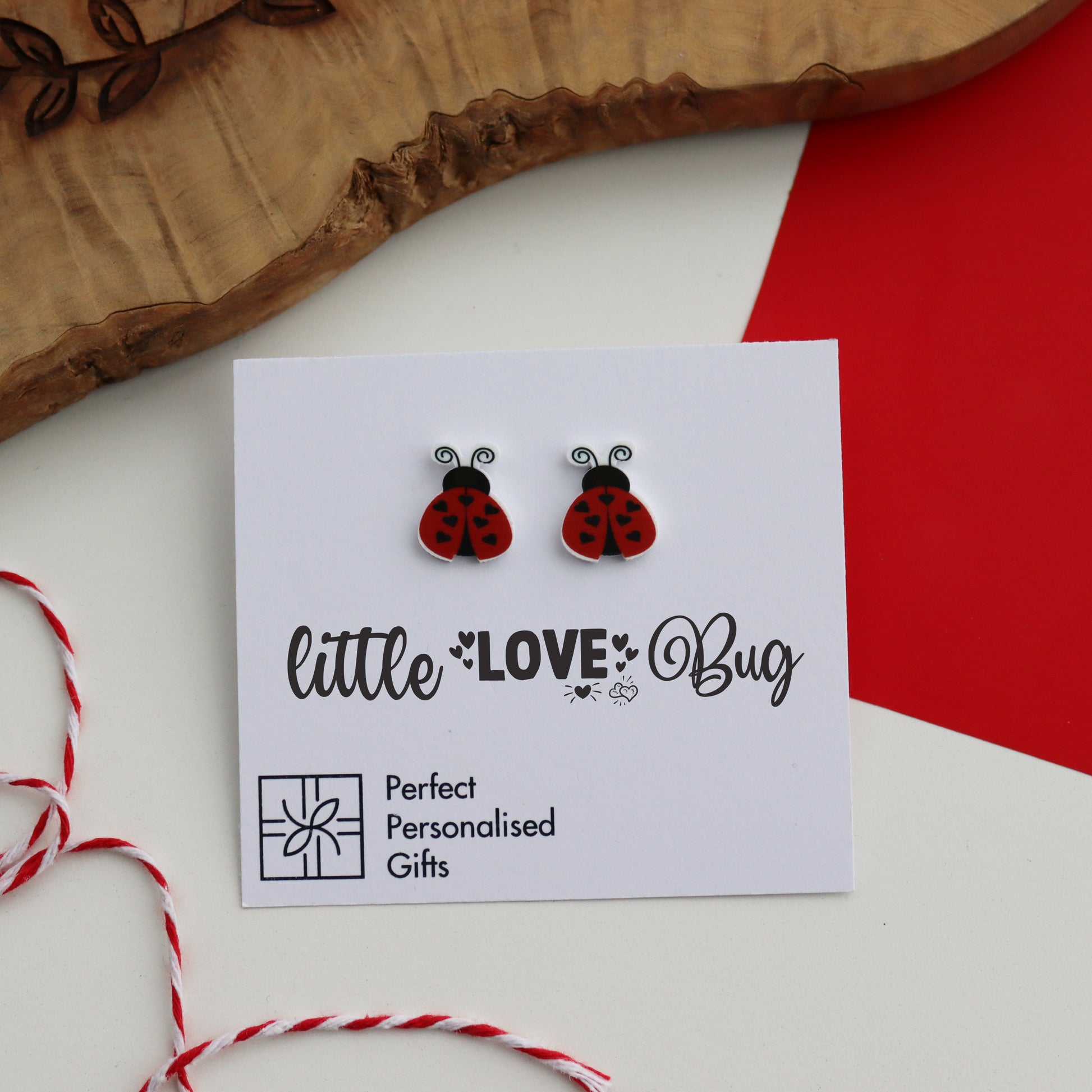 Bug studs for Valentine&#39;s Day