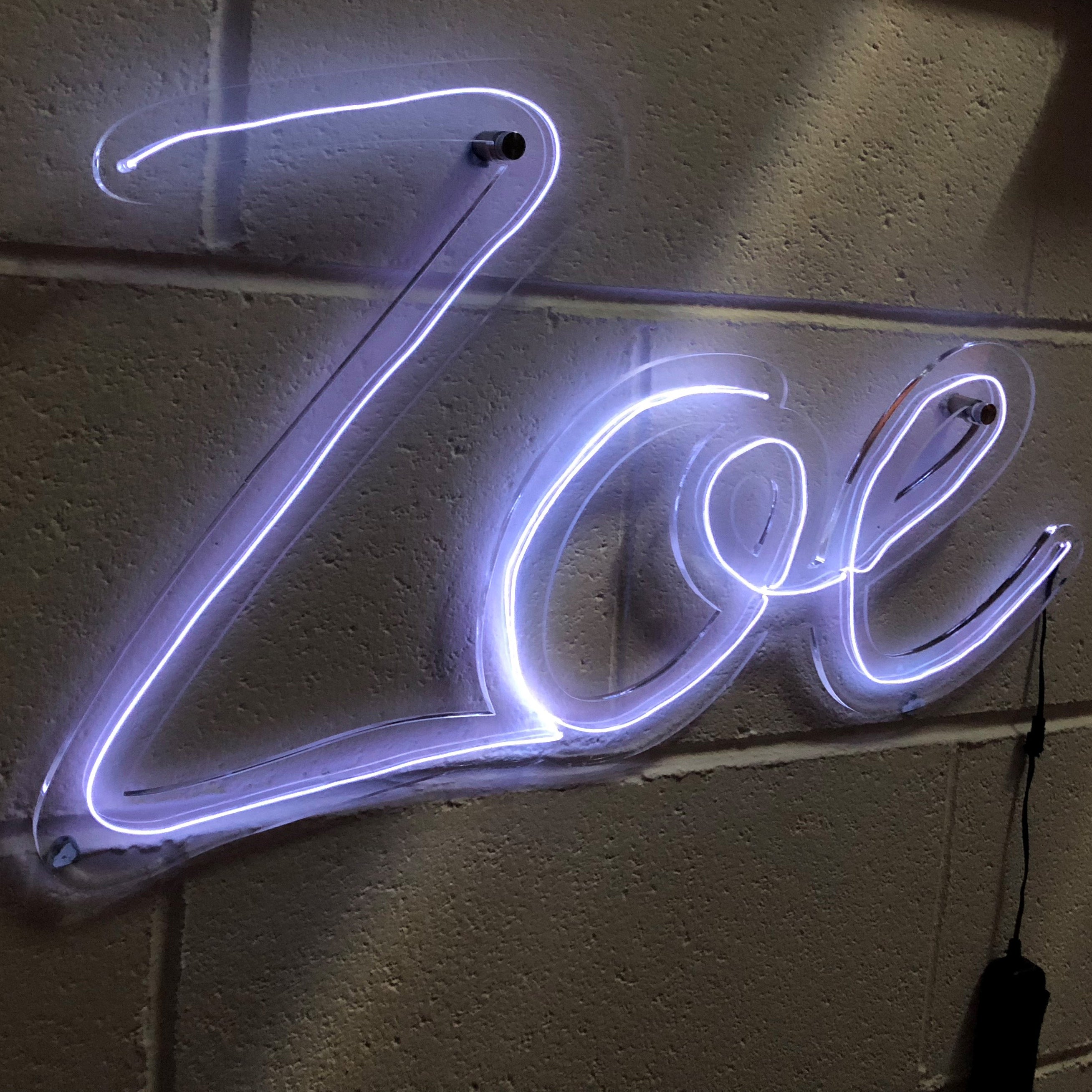 Neon wall store lights personalised