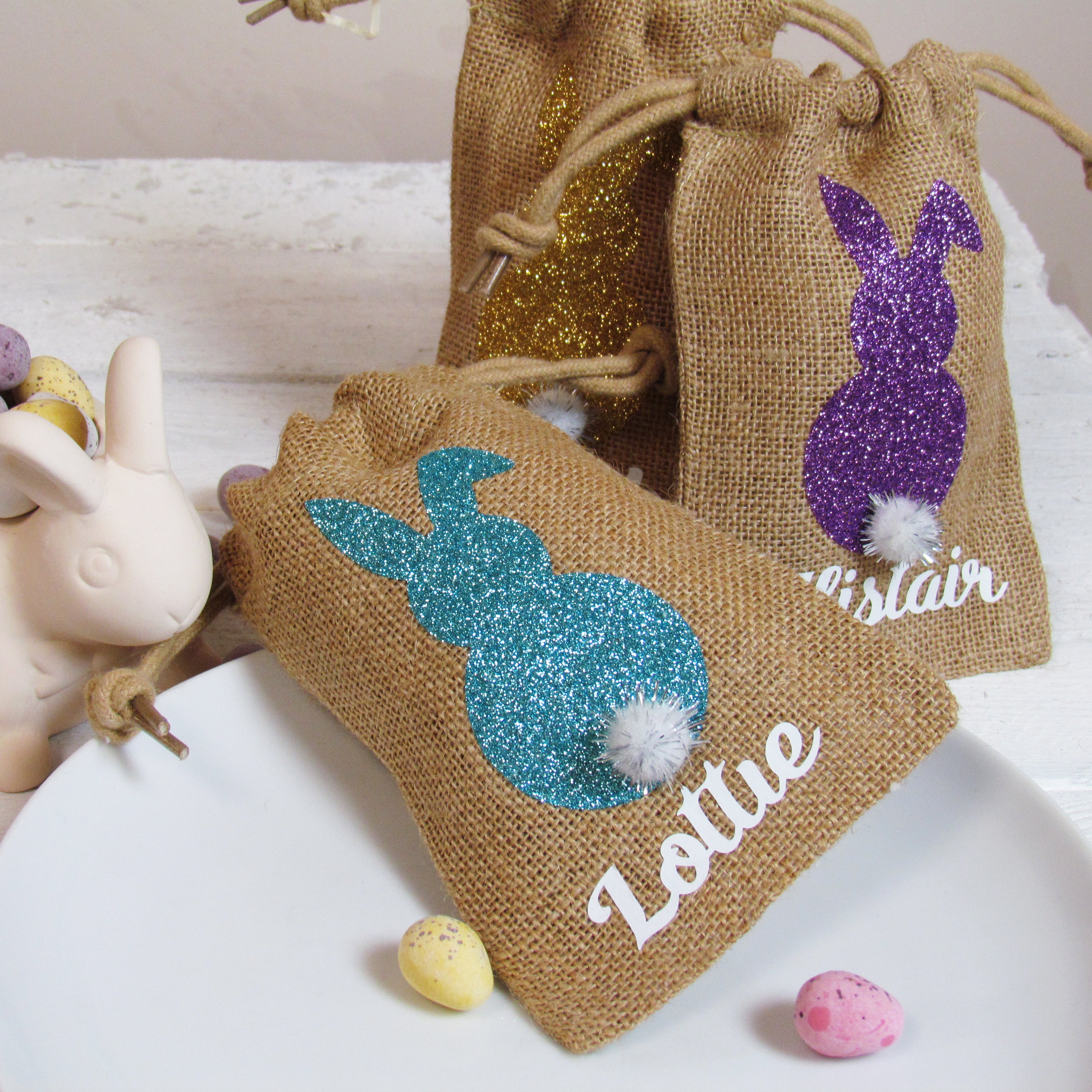 Jute easter bags new arrivals