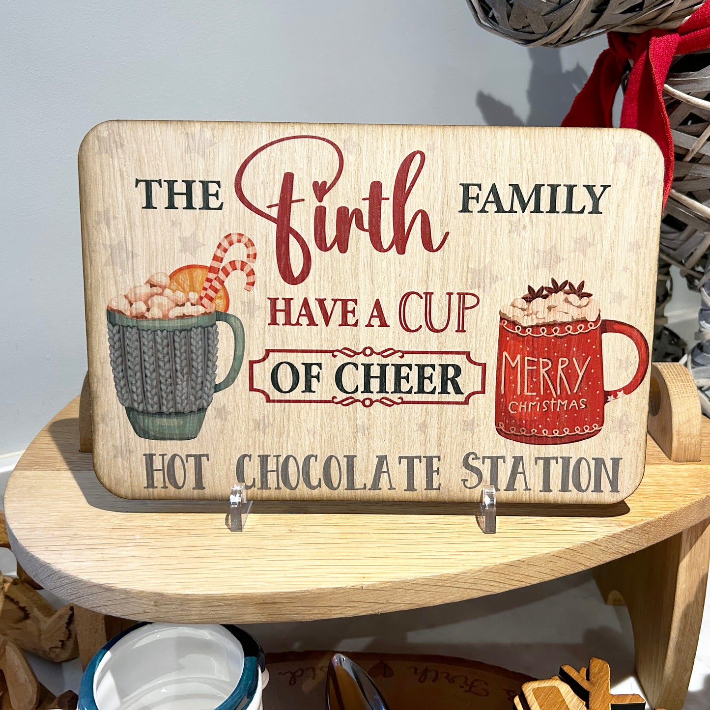 Personalised Hot Chocolate Station Sign