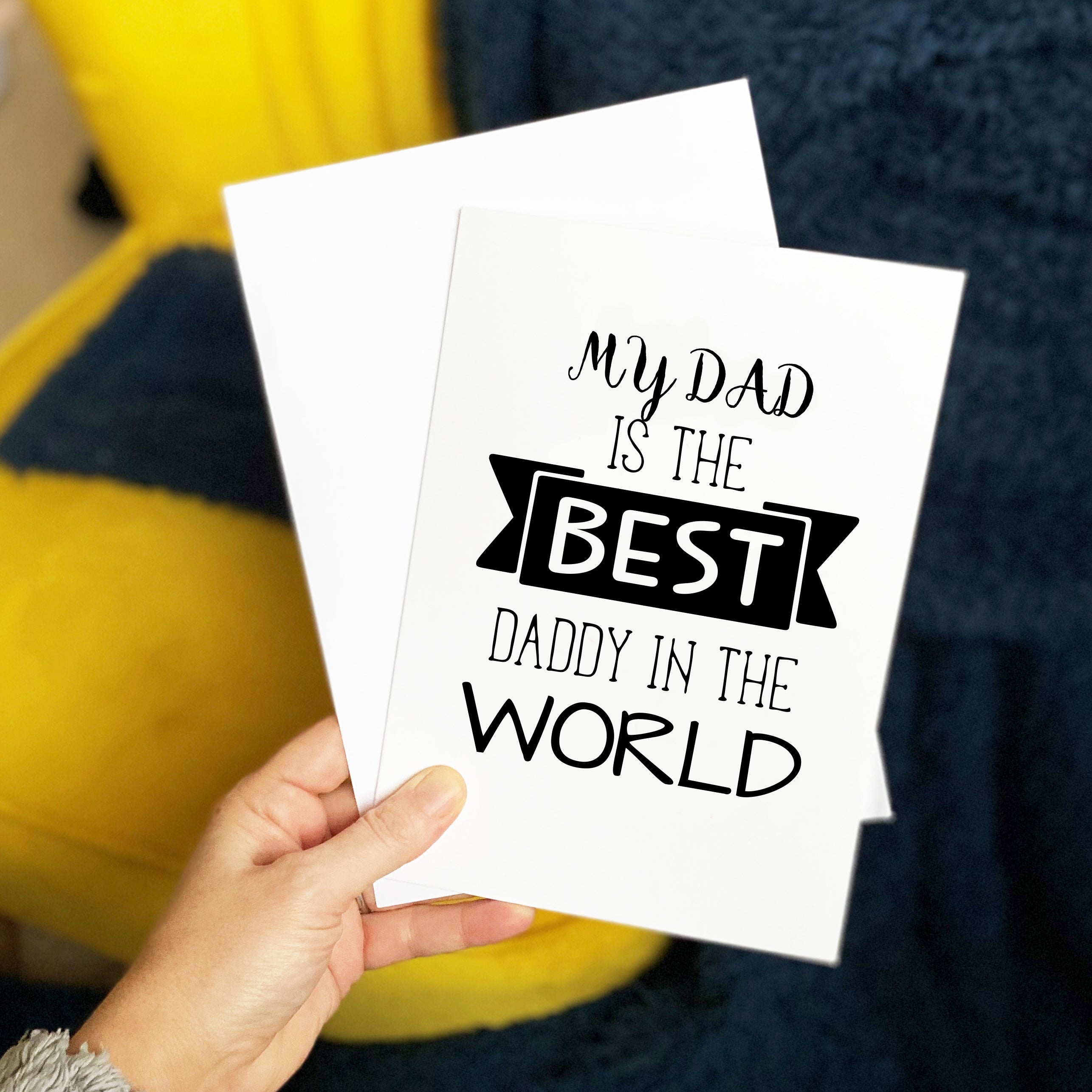 My dad is sales world best dad