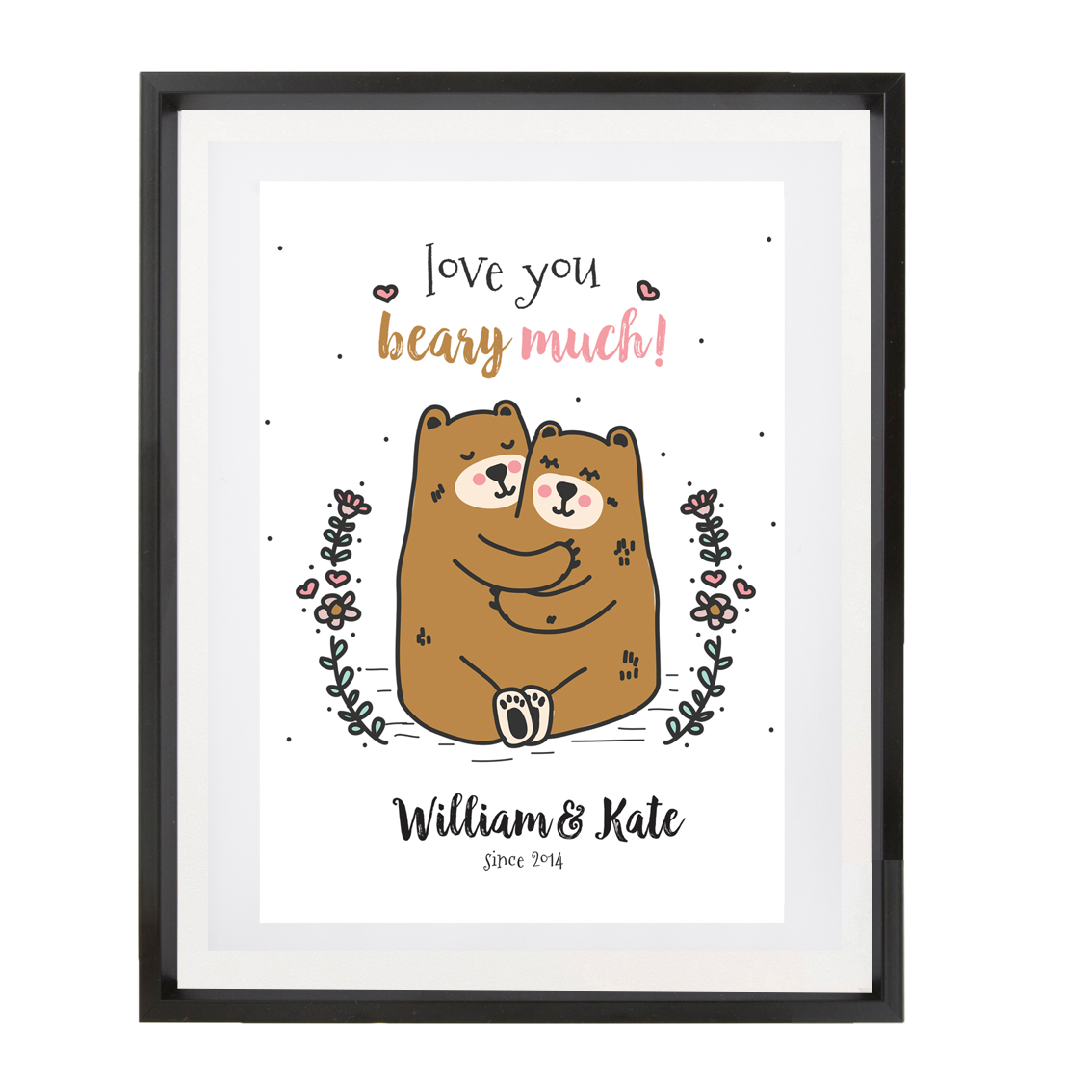 Love You Beary Much Print