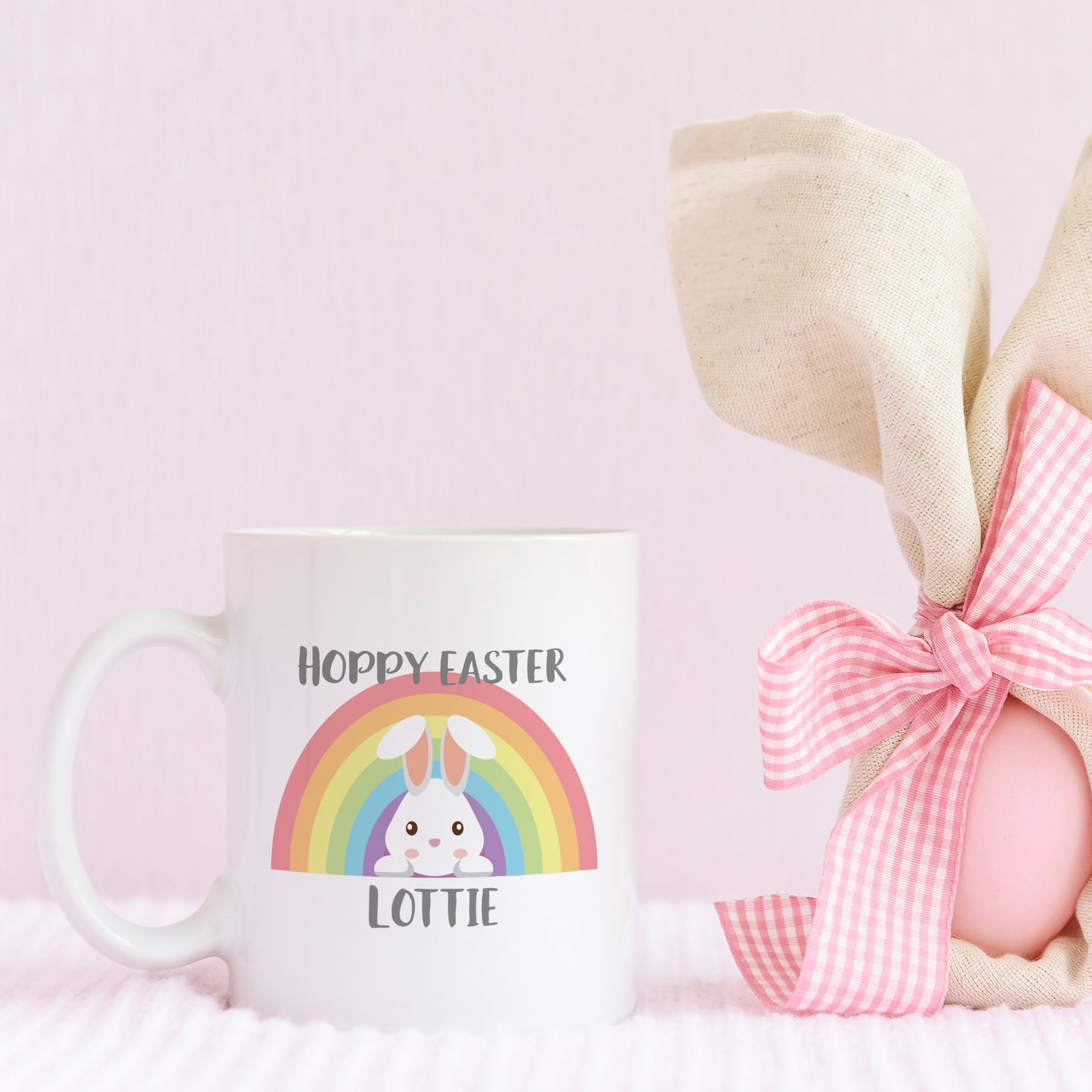 personalised handmade easter mug gift for child