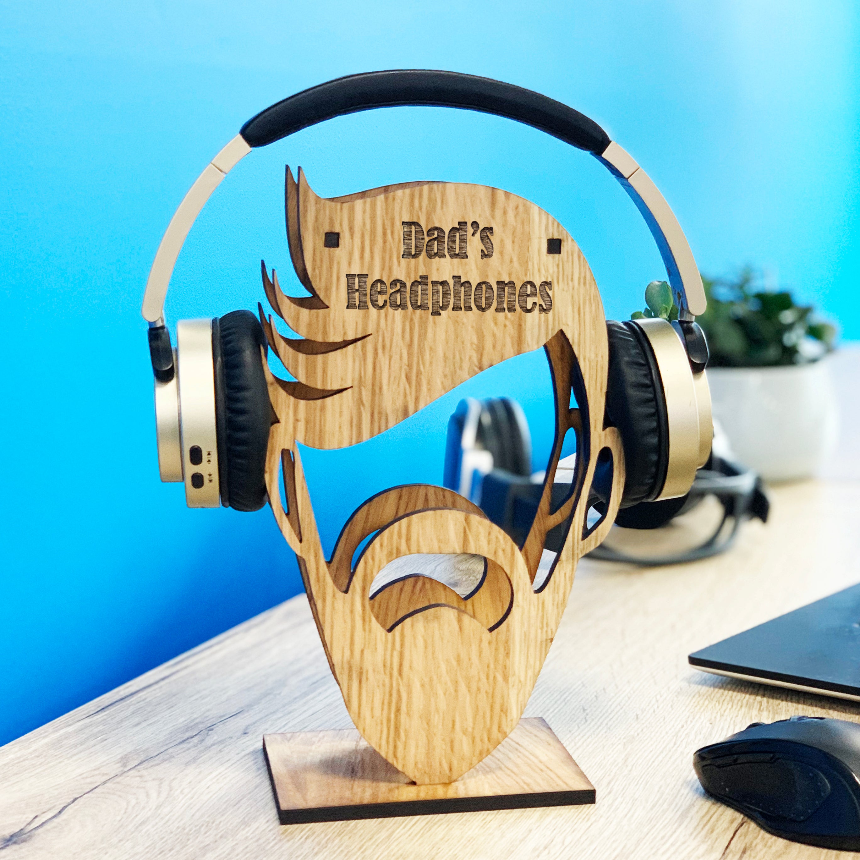 Personalised best sale headphone holder