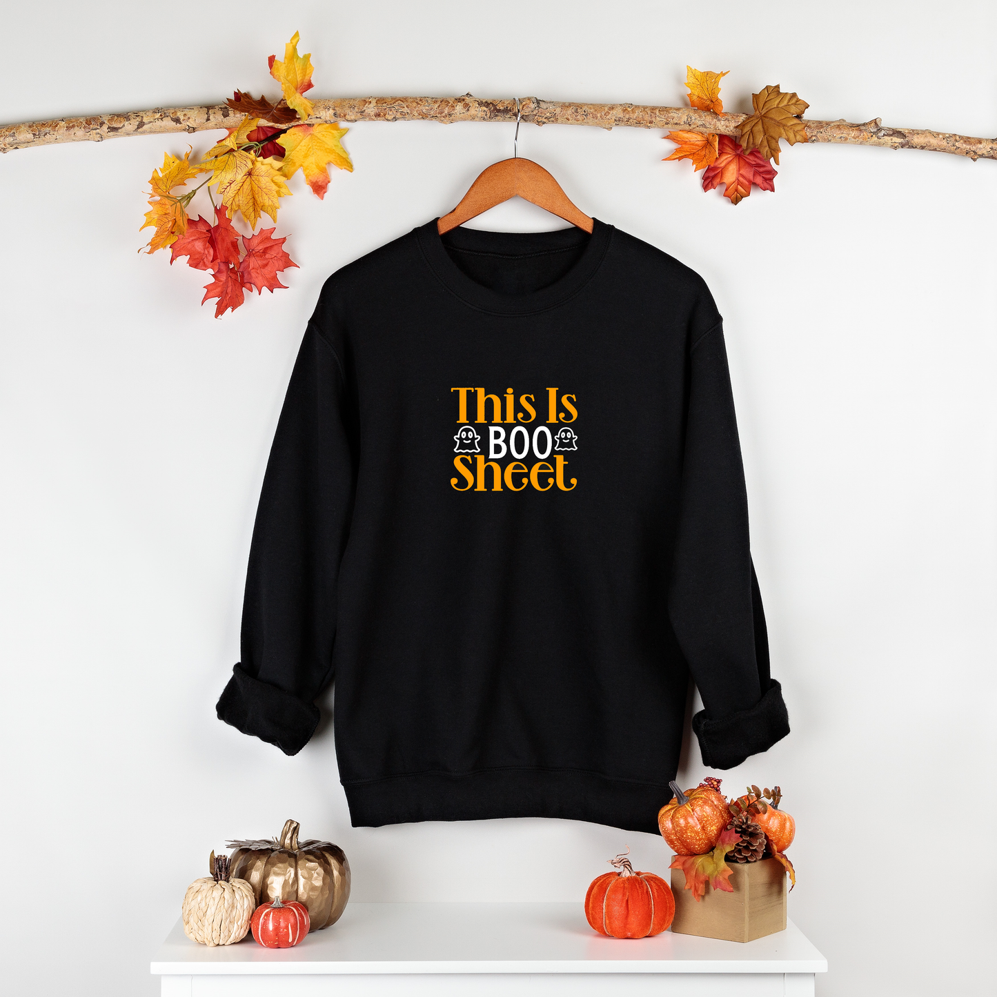 This Is Boo Sheet Funny Halloween Sweatshirt